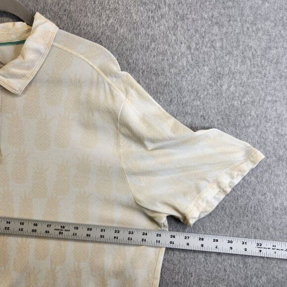 Tommy Bahama Shirt Mens XXL Yellow Pineapples Polo Resortwear Tropical Vacation - Picture 11 of 15